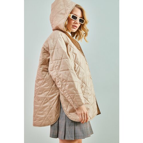 Bianco Lucci Women's Diamond Patterned Quilted Coat Cijene