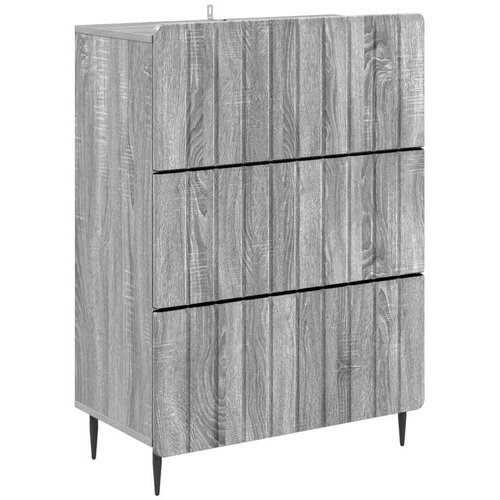 Ormar s ladicama Siva sonoma 66 x 34 5 x 92 cm - Siva sonoma Cene