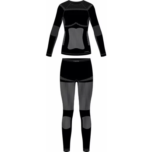 Viking Termo spodnje perilo Ilsa Lady Set Thermal Underwear Black/Grey L