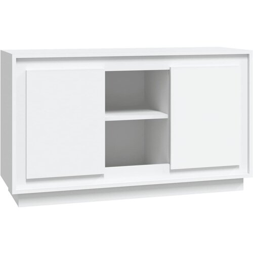 Maison Chic Komoda - Predalnik bela 102x35x60 cm inženirski les, (21716163) Slike