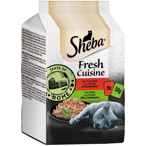 Sheba Fresh Cuisine Taste of Rome 6 x 50 g - Pi&amp;scaron;čanec &amp;amp; puran Slike