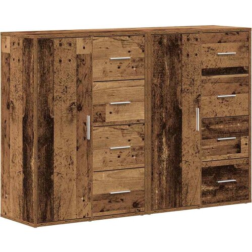  Kreveta 2 pcs Staro drvo 60 x 31 x 84 cm Konstruirano drvo Slike