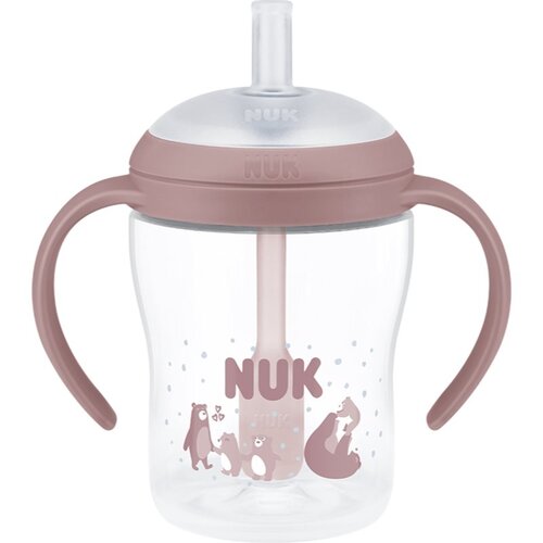 Nuk Perfect Match Bear steklenička s slamico 8m+ 150 ml Cene