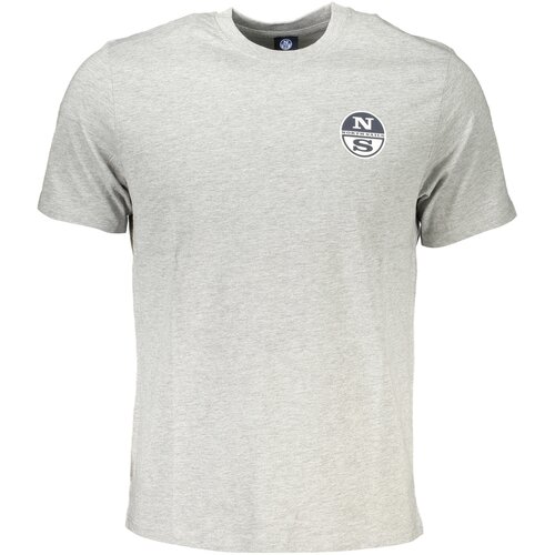 North Sails MEN&amp;amp;#39;S SHORT SLEEVED T-SHIRT GRAY Slike