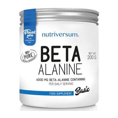 NUTRIVERSUM Aminokiselina Beta-alanin, 200g Slike