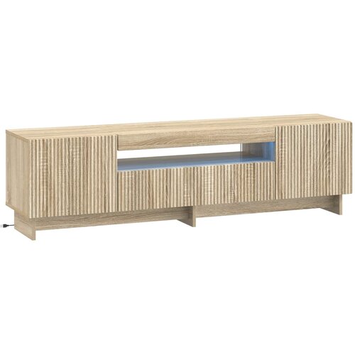  LED TV kabinet Hrast sonoma Konstruirano drvo Cene