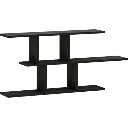  Zidna polica Crni hrast 100 x 17 x 45.5 cm prerađeno drvo Slike