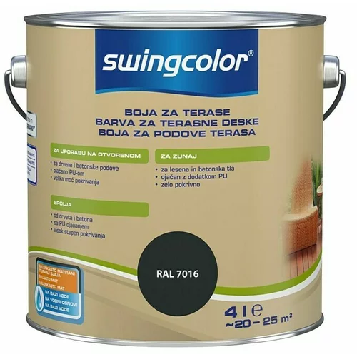 SWINGCOLOR Barva za terasne deske (barva: antracit, 4 l)