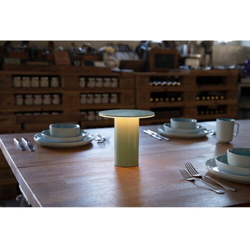 Remember zelena led stolna lampa s mogućnosti zatamnjivanja (visina 18 cm) fungo Slike