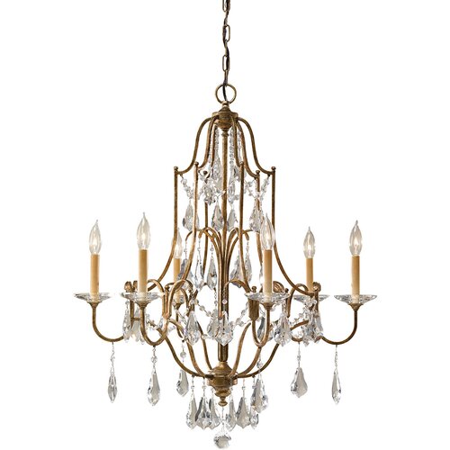 Elstead Lighting Elstead Valentina Lestenec s 6 lučmi, bronasta površina, E14, (22099612) Cene