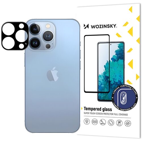 Wozinsky kaljeno staklo za kameru 9H za Apple iPhone 16 Pro Max - Crna KP34945 Slike
