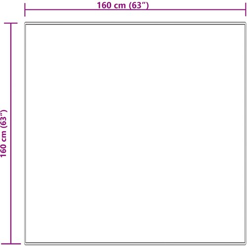  Tepih od umjetne ovčje kože TAFALLA Krem 160 x 160 cm Poliester Slike