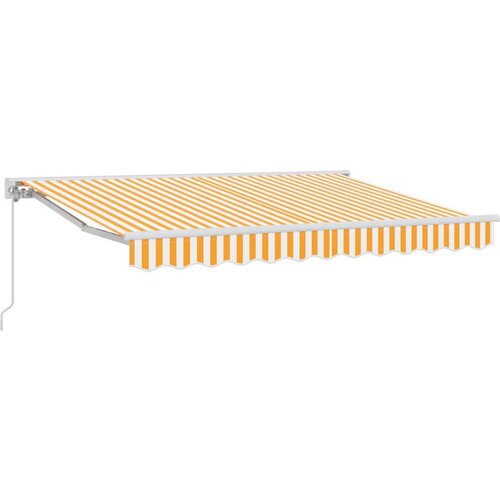 Ručno sklopiva tenda Žuta 3 x 2 5 m Poliester s PU premazom - Žuta (bijeli okvir) 3 x 2 5 m Ručna Cene