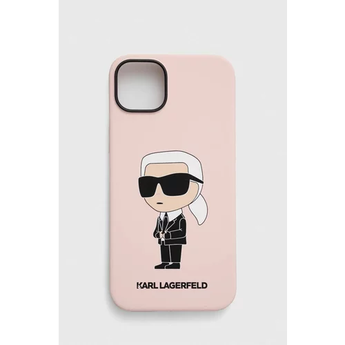 Karl Lagerfeld Etui za telefon iPhone 14 Plus 6,7 roza barva