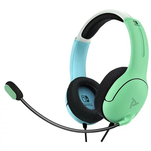 Pdp Slušalke Lvl40 Chat Headset Za Nintendo Switch Modro Zelene Barve