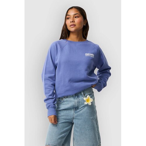 Rip Curl Surf Puff Raglan Relaxed Crew Sweater mid blue Cijene