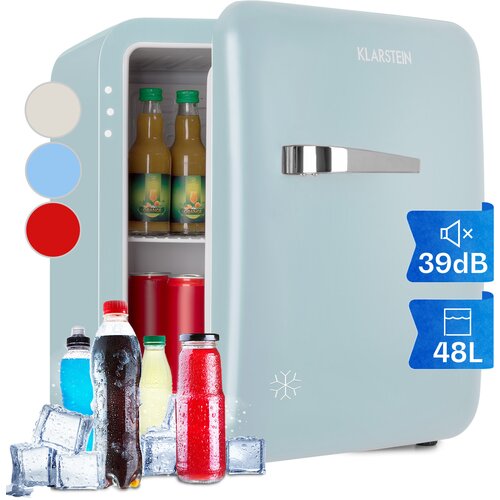 Klarstein Audrey Mini, retro hladilnik, 48 l, 2 nivoja, energijski razred F Cene