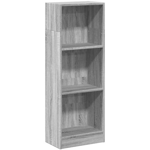 Maison Chic Knjižna omara - Knjižni regal siva sonoma 40x24x109 cm inženirski les, (21724581) Slike