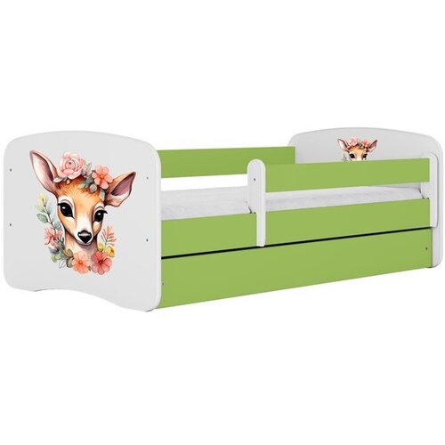 HAPPYKIDS Dječji krevet Dreamy Bambi 140x70 bez madraca bez ladice Zelena Cene