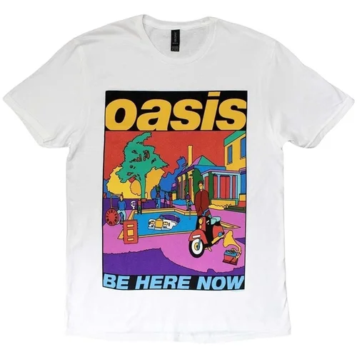 Oasis Košulja Be Here Now Illustration Unisex White 2XL