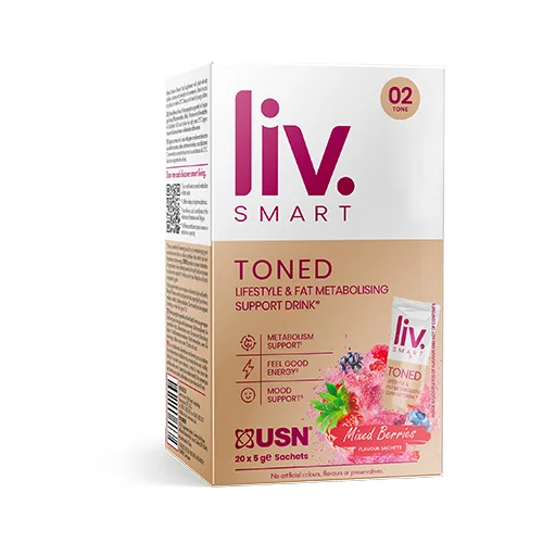 USN Liv.Smart Toned Sachets (20x5g) Mixed Berries