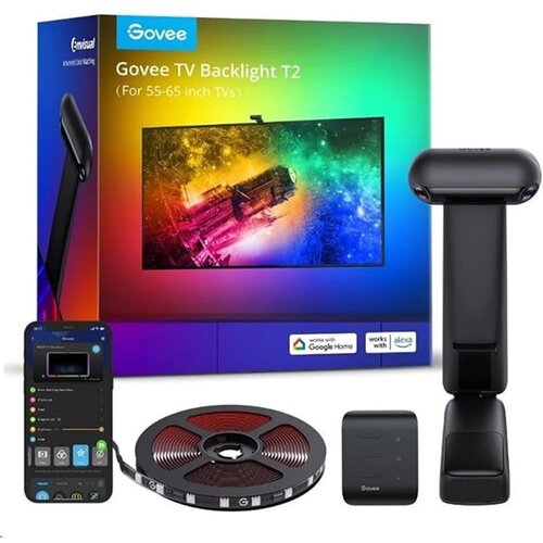 GOVEE LED trak Envisual TV Backlight T2 z dvojno kamero (55-65 palcev) Cene