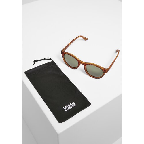 Urban Classics Accessoires Sunglasses Sunrise UC brown leo/green Cene