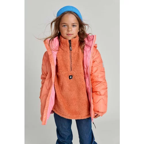 Reima Otroška jakna Fossila oranžna barva