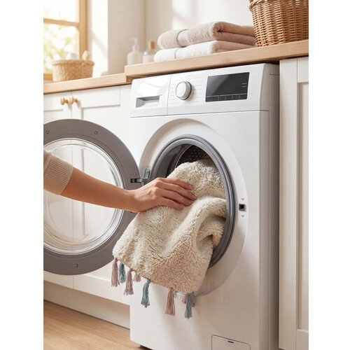 Hanse Home Krem periv/ručno rađen pamučan dječji tepih &amp;oslash;160 cm Snuggle Sunna &amp;ndash; Slike