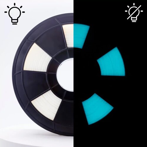  ZIRO Glow in Dark PLA filament 1,75 mm – GID Cyan Cene