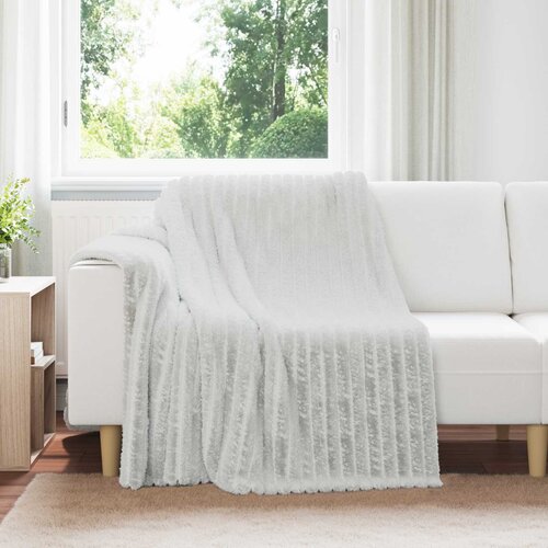  Pokrivači za bacanje 6 pcs Siva 200 x 150 cm Runo Cene