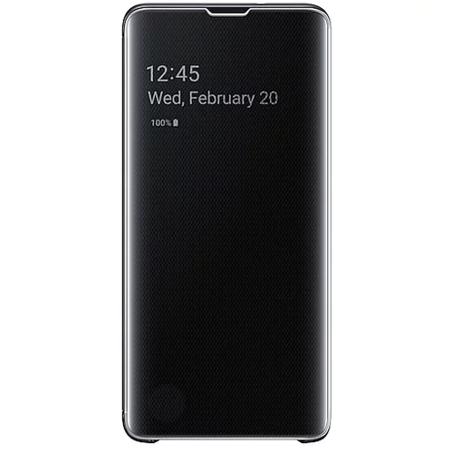 Samsung original torbica Clear View EF-ZG973CBE za Galaxy S10 G973 - črna