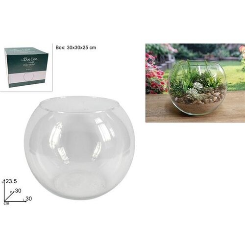  VAZA KUGLA 30 CM STAKLENA Slike