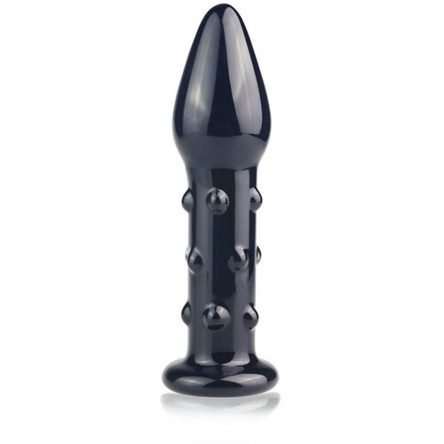Lovetoy 2024 Stekleni Analni Čep Lovetoy Glass Romance Black 5,5&amp;#039;&amp;#039; Slike