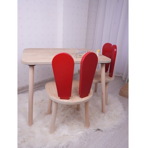 Hanah home hannah home dečiji set sto i dve stolice bunny Cene