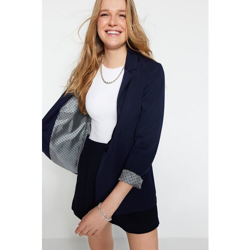 Trendyol Blazer - Navy blue - Regular fit Slike