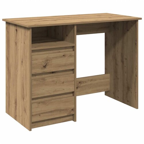 Maison Chic Pisalna miza - Računalniška miza artisan hrast 102x50x75 cm inženirski les, (21785717) Cene