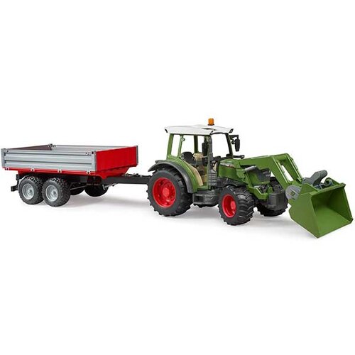 Bruder Traktor Fendt Vario 211 sa Prikolicom i Utovarivačem 021825 Cene