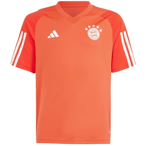 Adidas Tehnička sportska majica 'FC Bayern München Tiro 23' crvena / narančasto crvena / bijela