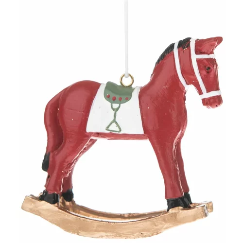 Dakls crveni viseći ukras u obliku konja dakls