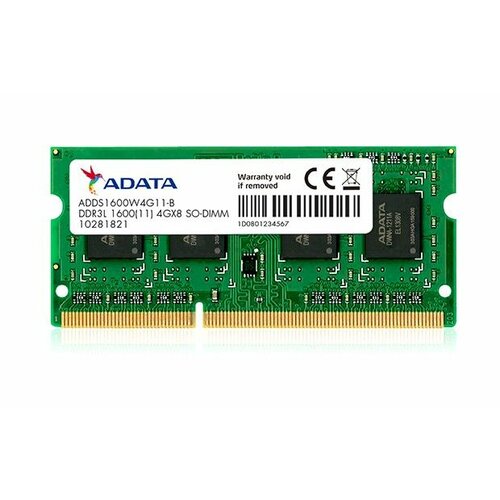 Adata SODIMM DDR3L 8GB 1600MHz ADATA CL11, ADDS1600W8G11-S dodatna memorija za laptop Slike