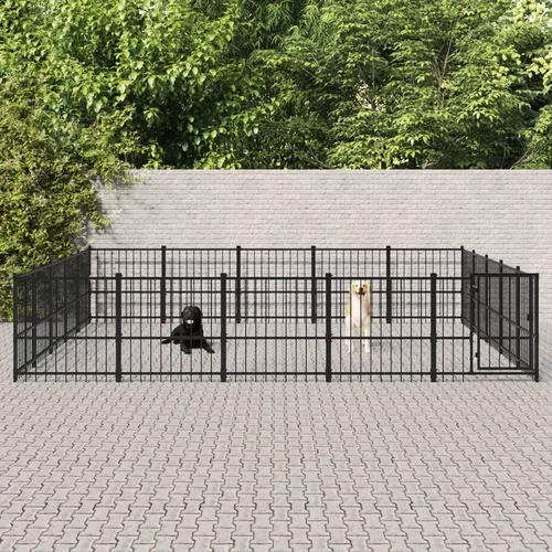  vanjski kavez za pse čelični 23,52 m²