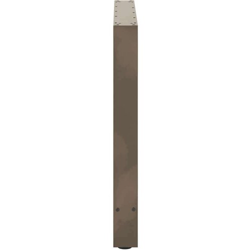  Noge za blagovaonski stol Prirodni čelik 2 kom 100 x (72-73) cm Čelik - Prirodna 100 x (72-73) cm 2 1 Slike