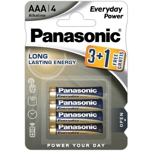 Panasonic Baterije AAA 4kom Alkaline LR03EPS/4BP - Everyday Power Cene