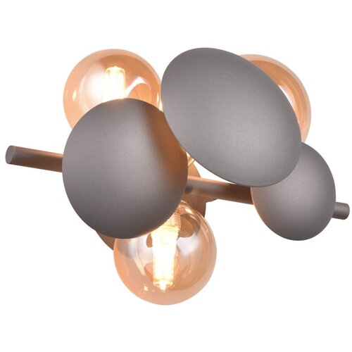 Trio Select Siva/u zlatnoj boji zidna lampa Bubble &amp;ndash; Slike