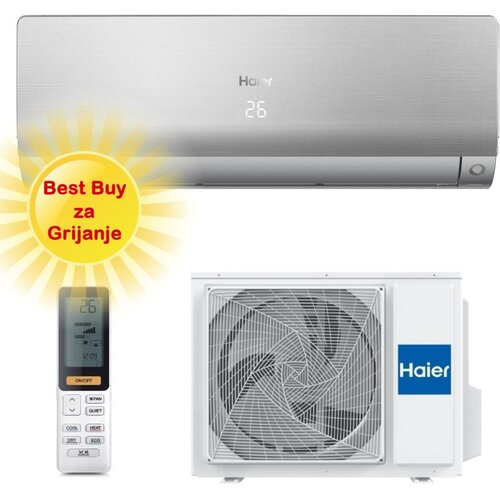 Haier KLIMA UREĐAJ 2,6kW AS25S2SF1FA-S/1U25S2SM1FA - Flexis Plus, za prostor do 25m2, A+++ energetska klasa Cijene