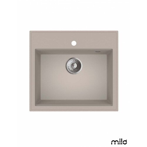 Milo Granitna sudopera Retto 56x51cm Pure sand ø90 Cene