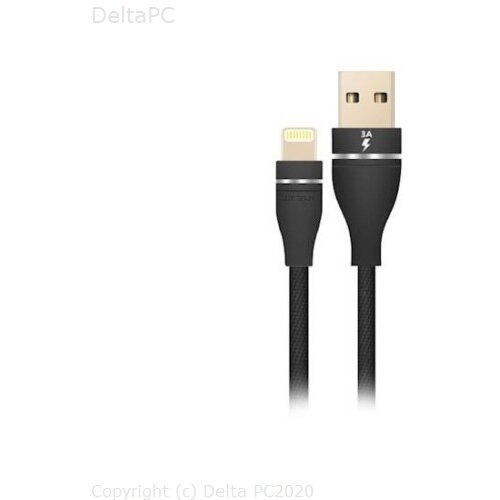 Hytech Lightning kabel 3A 1m HY-X320 Crni Cijene