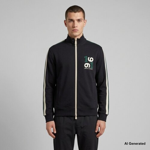 Armani Exchange &Scaron;portne jope in jakne Sweatshirt Črna Cene