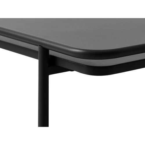 Unique Furniture Črna kovinska klubska mizica 75x75 cm Yuba &amp;ndash; Slike